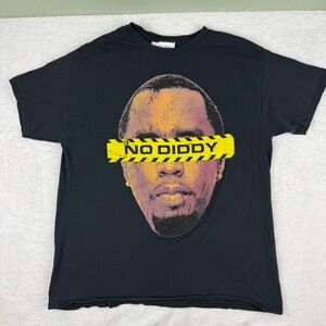 Headgear Classics No Diddy Graphic T-Shirt Mens Black Short Sleeve Tee